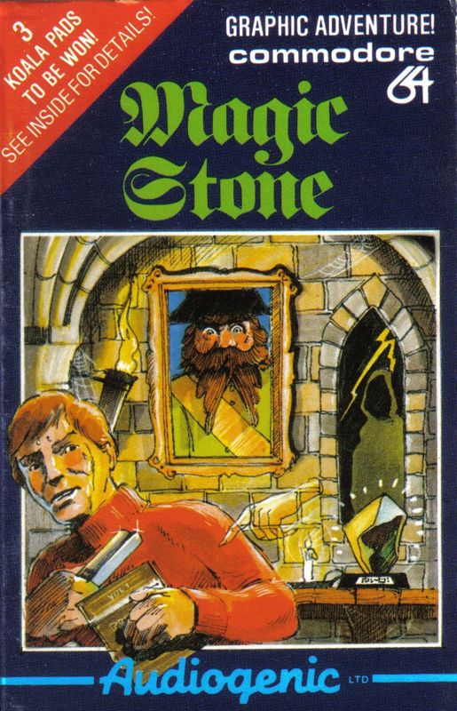 Magic Stone box art for Commodore 64